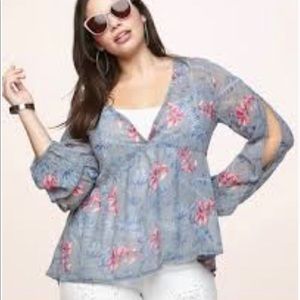 Sheer blouse